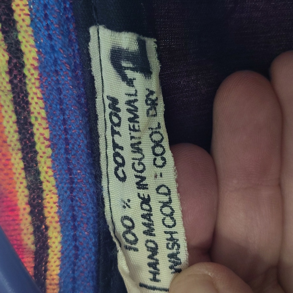 Guatemalan Textile Patchwork Jacket M-Xl - image 2